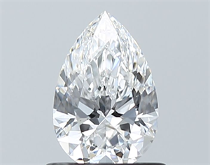 Picture of Natural Diamond 0.75 Carats, Pear with  Cut, D Color, VS1 Clarity and Certified by GIA