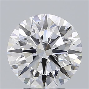 Picture of Lab Grown Diamond 3.06 Carats, Round with Ideal Cut, D Color, VVS2 Clarity and Certified by IGI
