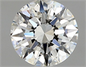 Natural Diamond 1.01 Carats, Round with Excellent Cut, H Color, SI1 Clarity and Certified by GIA