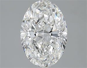 Picture of Natural Diamond 2.01 Carats, Oval with  Cut, H Color, VS2 Clarity and Certified by GIA