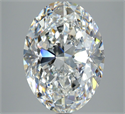 Natural Diamond 4.01 Carats, Oval with  Cut, F Color, IF Clarity and Certified by GIA