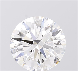 Picture of Lab Grown Diamond 3.03 Carats, Round with Ideal Cut, D Color, IF Clarity and Certified by IGI