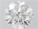 Lab Grown Diamond 4.53 Carats, Round with Excellent Cut, E Color, VVS1 Clarity and Certified by IGI