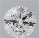 Del inventario de diamantes de laboratorio, 2.05 quilates, Redondo , Color E, claridad VVS2 y certificado IGI