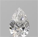 Natural Diamond 0.91 Carats, Pear with  Cut, E Color, SI2 Clarity and Certified by GIA