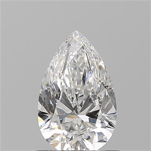 Picture of Natural Diamond 0.91 Carats, Pear with  Cut, E Color, SI2 Clarity and Certified by GIA
