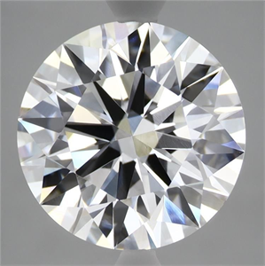Picture of Lab Grown Diamond 4.87 Carats, Round with Ideal Cut, D Color, VVS2 Clarity and Certified by IGI