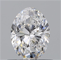Natural Diamond 0.51 Carats, Oval with  Cut, D Color, VS1 Clarity and Certified by GIA