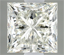 Natural Diamond 0.50 Carats, Princess with  Cut, H Color, VVS1 Clarity and Certified by IGI