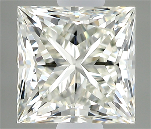 Picture of Natural Diamond 0.50 Carats, Princess with  Cut, H Color, VVS1 Clarity and Certified by IGI