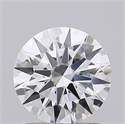 Lab Grown Diamond 1.26 Carats, Round with Ideal Cut, D Color, VS1 Clarity and Certified by IGI
