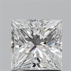Picture of Natural Diamond 1.10 Carats, Princess with  Cut, G Color, VVS1 Clarity and Certified by GIA