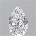 Natural Diamond 0.70 Carats, Pear with  Cut, D Color, VS2 Clarity and Certified by GIA