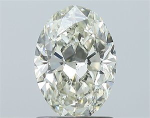 Picture of Natural Diamond 1.21 Carats, Oval with  Cut, K Color, SI2 Clarity and Certified by GIA