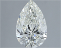 Natural Diamond 2.20 Carats, Pear with  Cut, I Color, VVS2 Clarity and Certified by IGI