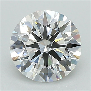 Picture of Lab Grown Diamond 1.34 Carats, Round with Ideal Cut, D Color, VS1 Clarity and Certified by IGI