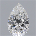 Natural Diamond 0.45 Carats, Pear with  Cut, F Color, VS1 Clarity and Certified by GIA