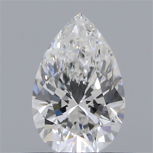 Picture of Natural Diamond 0.45 Carats, Pear with  Cut, F Color, VS1 Clarity and Certified by GIA