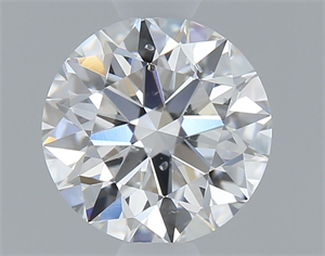 Picture of Natural Diamond 0.90 Carats, Round with Excellent Cut, E Color, SI2 Clarity and Certified by GIA