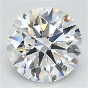 Picture of Lab Grown Diamond 4.21 Carats, Round with Excellent Cut, D Color, VVS1 Clarity and Certified by GIA