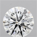 Lab Grown Diamond 3.05 Carats, Round with Ideal Cut, E Color, VVS2 Clarity and Certified by IGI