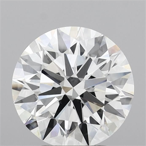 Picture of Lab Grown Diamond 3.05 Carats, Round with Ideal Cut, E Color, VVS2 Clarity and Certified by IGI