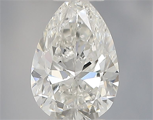 Picture of Natural Diamond 0.41 Carats, Pear with  Cut, H Color, VS2 Clarity and Certified by IGI