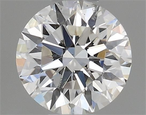 Foto Diamante Natural 0.46 quilates, Redondo , Color G, claridad SI1 y certificado GIA de