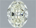 Natural Diamond 1.51 Carats, Oval with  Cut, K Color, VVS1 Clarity and Certified by IGI