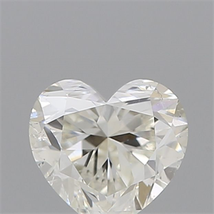 Picture of Natural Diamond 0.56 Carats, Heart with  Cut, J Color, SI2 Clarity and Certified by GIA