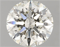 Natural Diamond 1.24 Carats, Round with Excellent Cut, K Color, SI2 Clarity and Certified by GIA