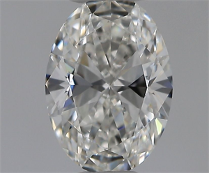 Picture of Natural Diamond 0.40 Carats, Oval with  Cut, F Color, IF Clarity and Certified by GIA