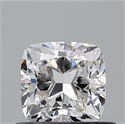 Natural Diamond 0.62 Carats, Cushion with  Cut, F Color, VVS2 Clarity and Certified by GIA