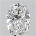 Natural Diamond 1.20 Carats, Oval with  Cut, E Color, SI1 Clarity and Certified by GIA