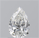 Natural Diamond 0.72 Carats, Pear with  Cut, G Color, SI1 Clarity and Certified by GIA