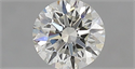 Natural Diamond 0.70 Carats, Round with Excellent Cut, H Color, VVS1 Clarity and Certified by IGI