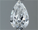 Diamante Natural 0.50 quilates, De pera , Color E, claridad SI1 y certificado GIA