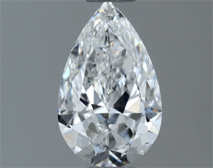 Foto Diamante Natural 0.50 quilates, De pera , Color E, claridad SI1 y certificado GIA de