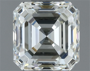 Picture of Natural Diamond 1.00 Carats, Asscher with  Cut, I Color, VVS2 Clarity and Certified by IGI