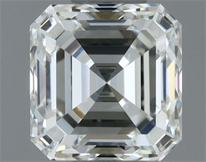 Picture of Natural Diamond 1.00 Carats, Asscher with  Cut, I Color, VVS2 Clarity and Certified by IGI