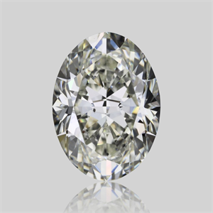 Picture of Natural Diamond 1.51 Carats, Oval with  Cut, J Color, VS2 Clarity and Certified by GIA