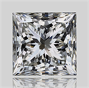 Natural Diamond 1.51 Carats, Princess with  Cut, I Color, VS1 Clarity and Certified by GIA