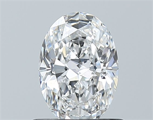 Picture of Natural Diamond 0.70 Carats, Oval with  Cut, D Color, SI1 Clarity and Certified by GIA