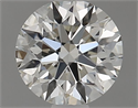Diamante Natural 0.50 quilates, Redondo , Color J, claridad VVS2 y certificado GIA
