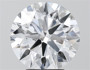 Picture of Lab Grown Diamond 4.36 Carats, Round with Ideal Cut, F Color, VVS1 Clarity and Certified by IGI