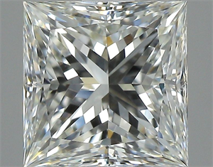 Picture of Natural Diamond 1.50 Carats, Princess with  Cut, H Color, VVS2 Clarity and Certified by GIA