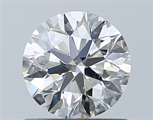 Picture of Natural Diamond 0.70 Carats, Round with Excellent Cut, H Color, SI1 Clarity and Certified by GIA