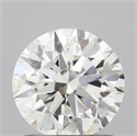 Del inventario de diamantes de laboratorio, 1.02 quilates, Redondo , Color H, claridad VVS2 y certificado IGI