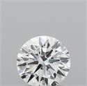 Lab Grown Diamond 1.07 Carats, Round with Very Good Cut, D Color, VVS2 Clarity and Certified by IGI