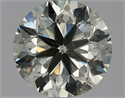 Diamante Natural 1.50 quilates, Redondo , Color K, claridad SI2 y certificado HRD